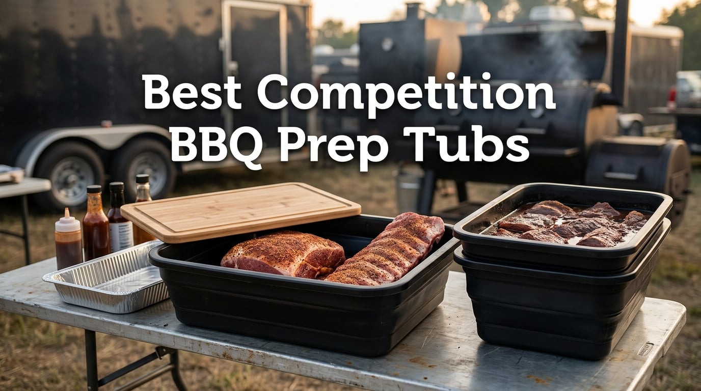 Best Competition BBQ Prep Tubs