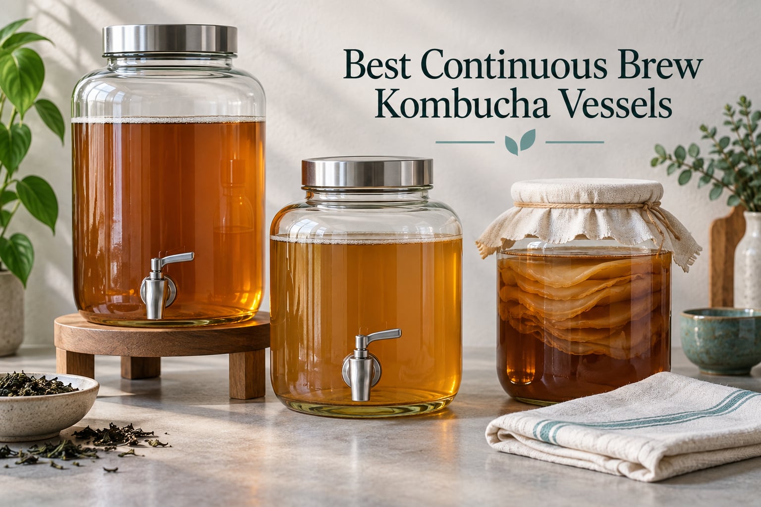 Best Continuous Brew Kombucha Vessels