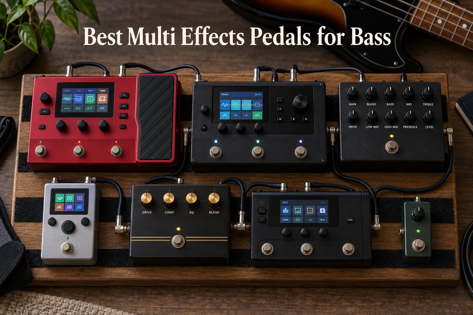 Best Multi Effects Pedals for Bass