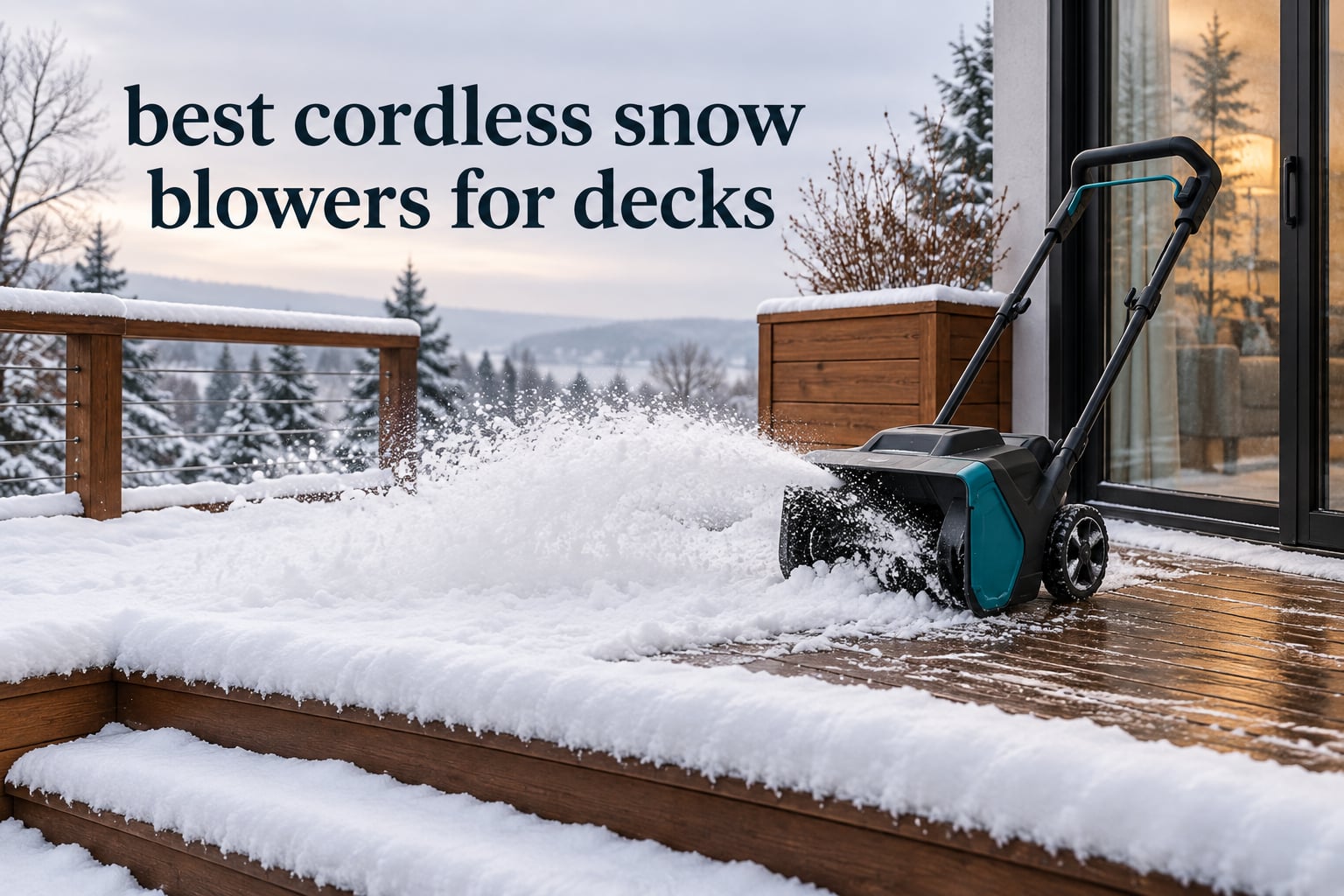 10 Best Cordless Snow Blowers for Decks (October 2026)