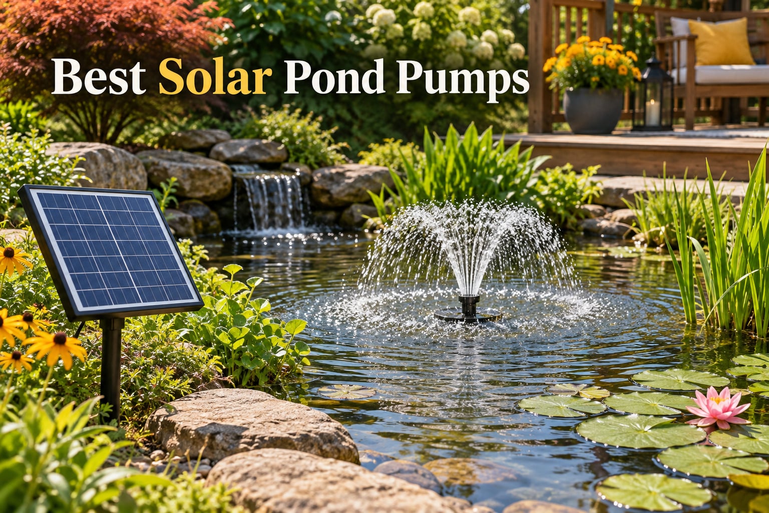 8 Best Solar Pond Pumps (September 2026)