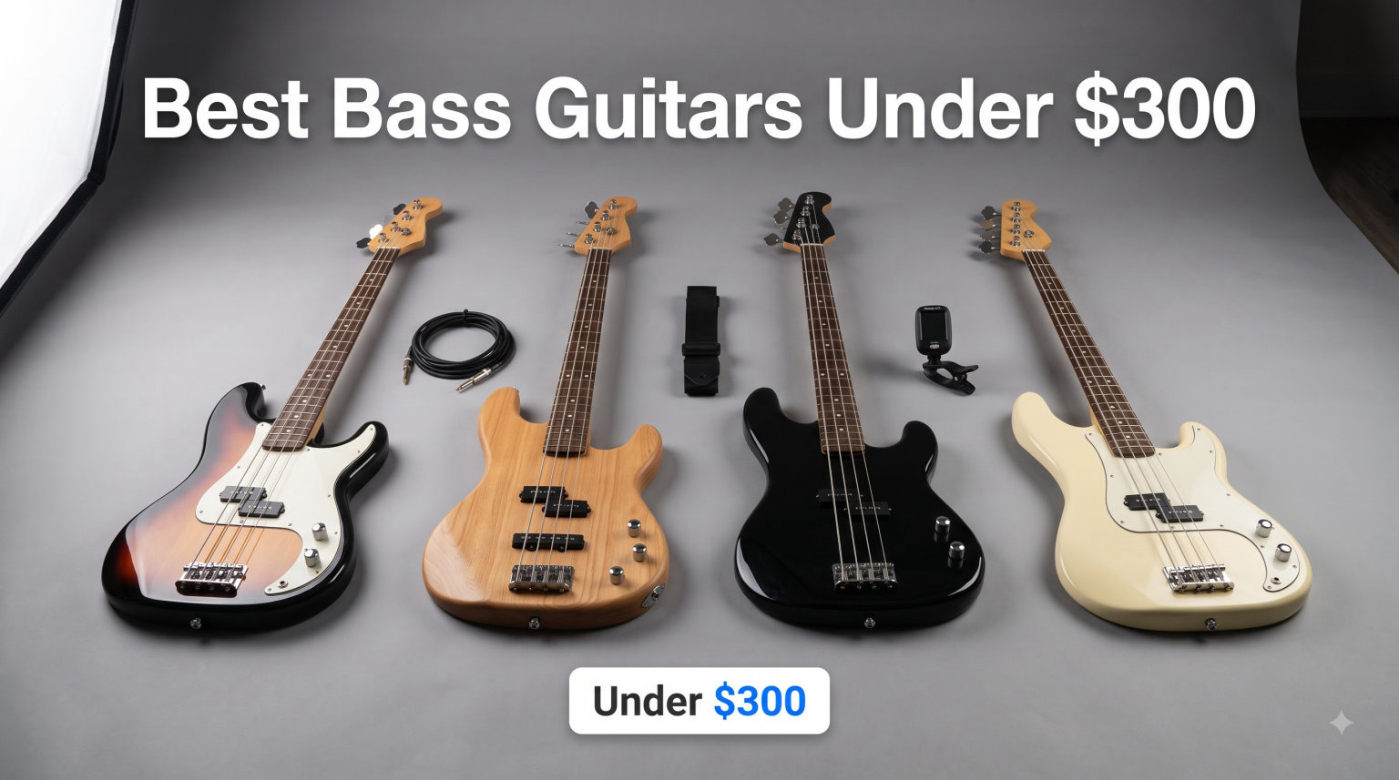 Best Bass Guitars Under $300
