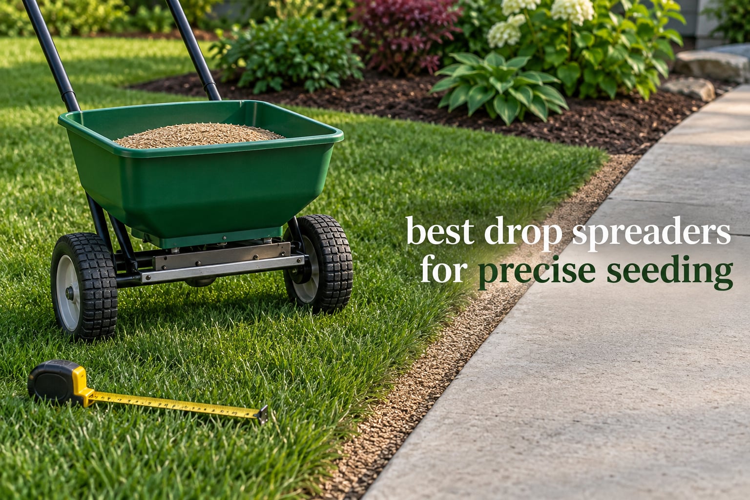 best drop spreaders for precise seeding