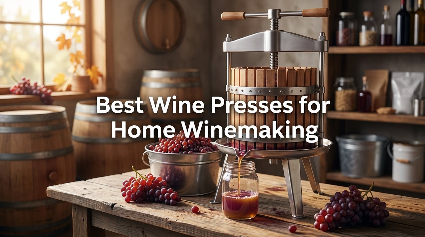 Best Wine Presses for Home Winemaking