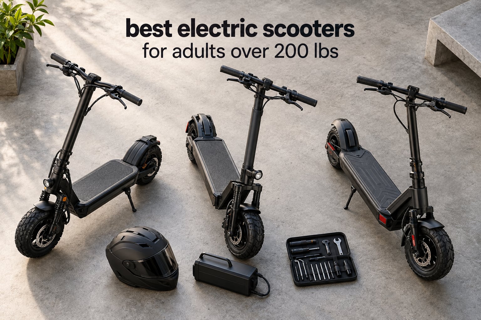 12 Best Electric Scooters for Adults Over 200 lbs (October 2026)