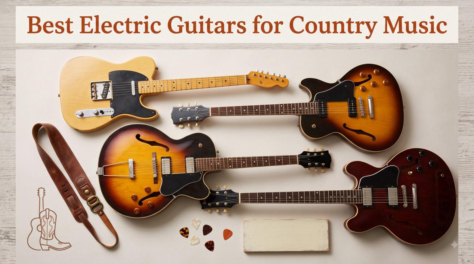 Best Electric Guitars for Country Music