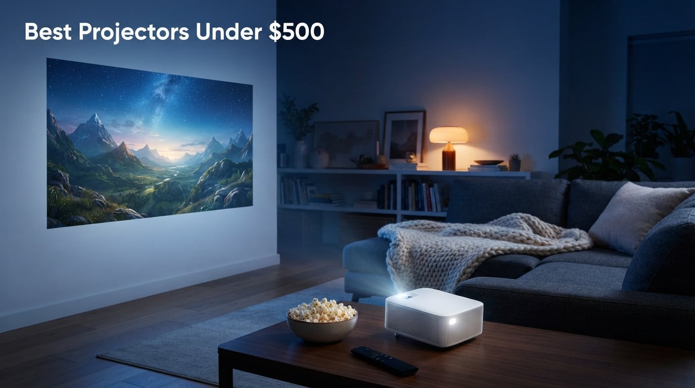 8 Best Projector Under $500 (September 2026)