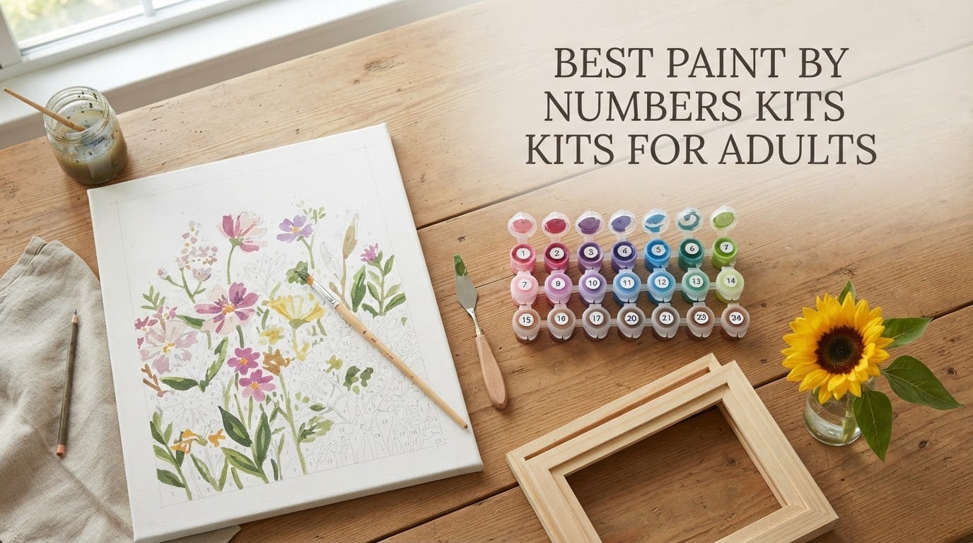 Best Paint by Numbers Kits for Adults