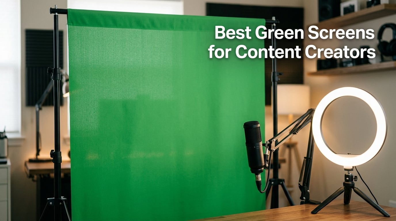 8 Best Green Screens for Content Creators (September 2026)