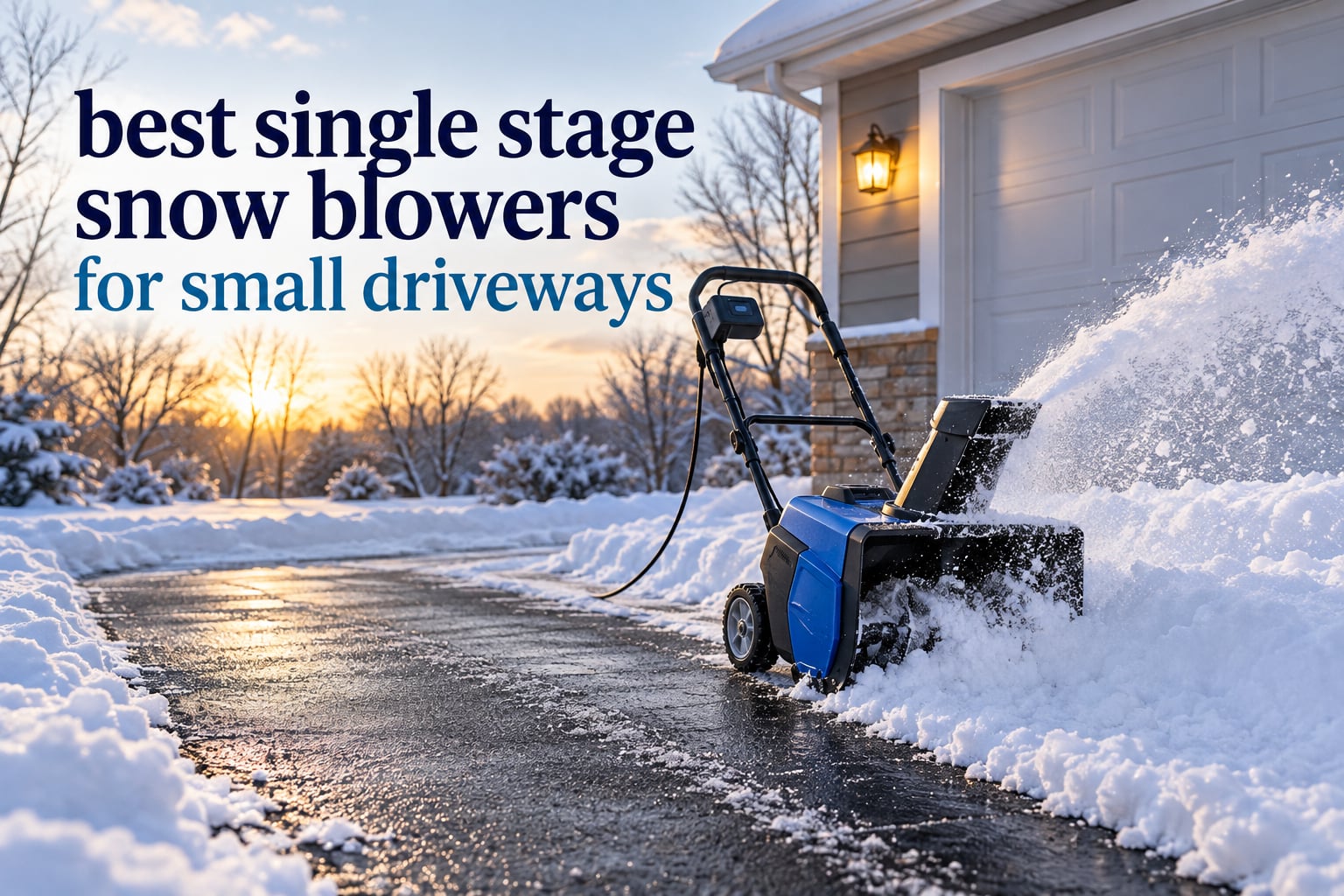 10 single stage snow blowers for small driveways (October 2026)