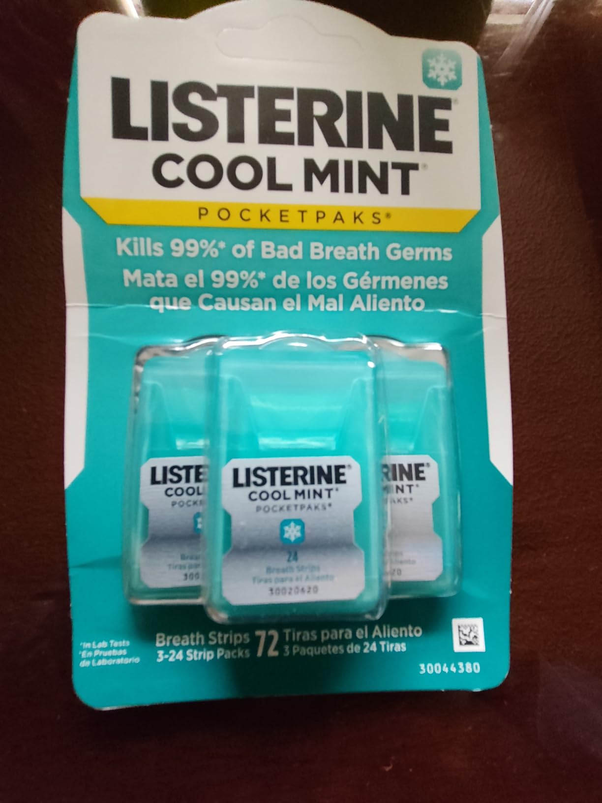 Listerine PocketPaks Breath Strips, Cool Mint, 24-Strip Pack, 3 Pack customer photo 1