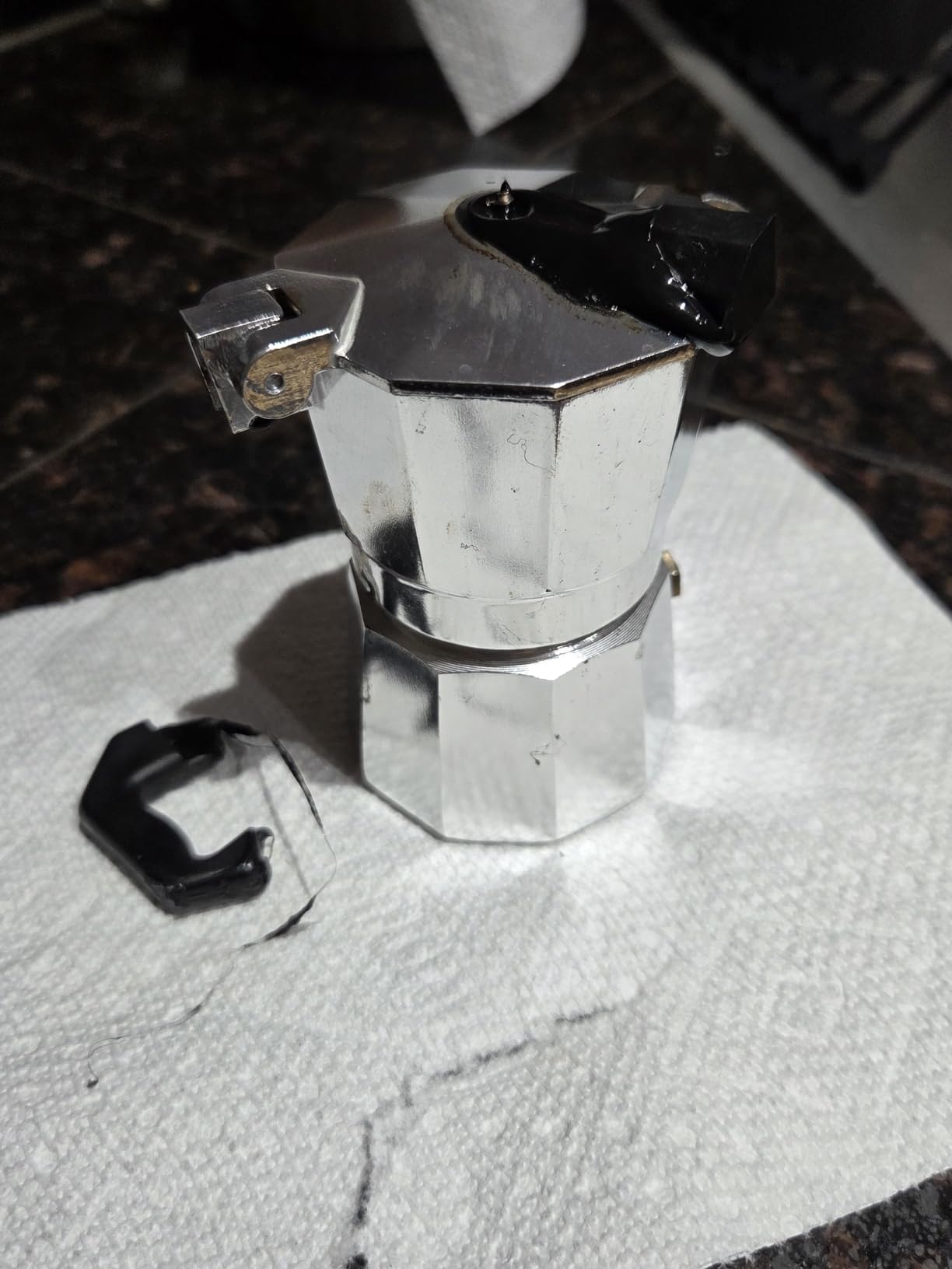 Primula Classic Stovetop Espresso and Coffee Maker, Moka Pot for Italian and Cuban Café Brewing, Greca Coffee Maker, Cafeteras, 1 Espresso Cup, Silver customer photo 1