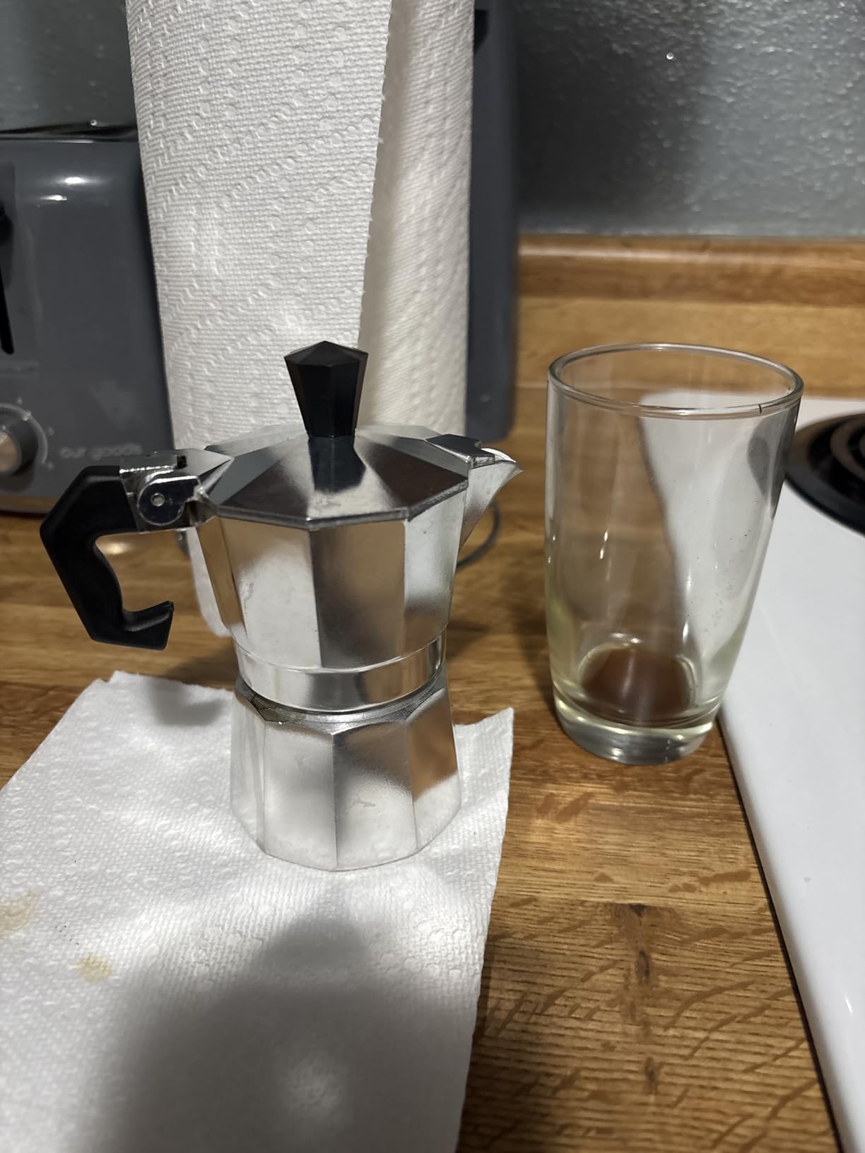 Primula Classic Stovetop Espresso and Coffee Maker, Moka Pot for Italian and Cuban Café Brewing, Greca Coffee Maker, Cafeteras, 1 Espresso Cup, Silver customer photo 2