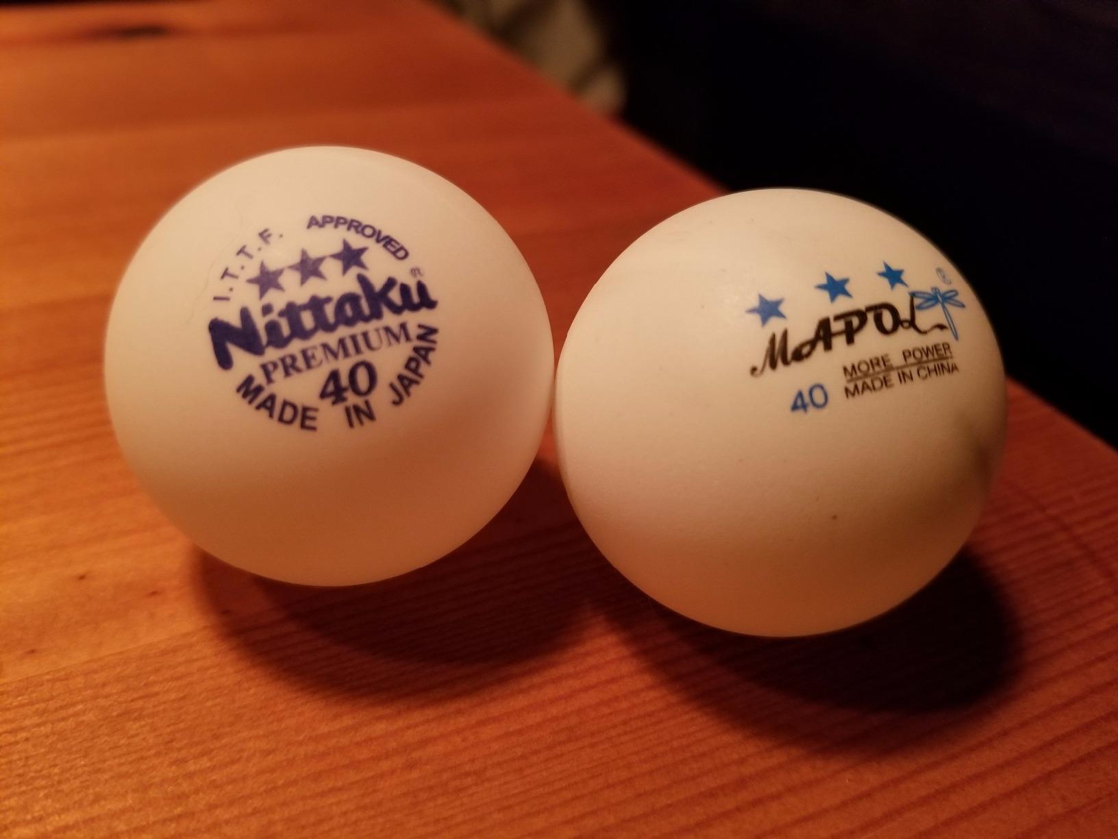 MAPOL 50 White 3-Star Table Tennis Ball Premium Training Ping Pong Balls customer photo 2