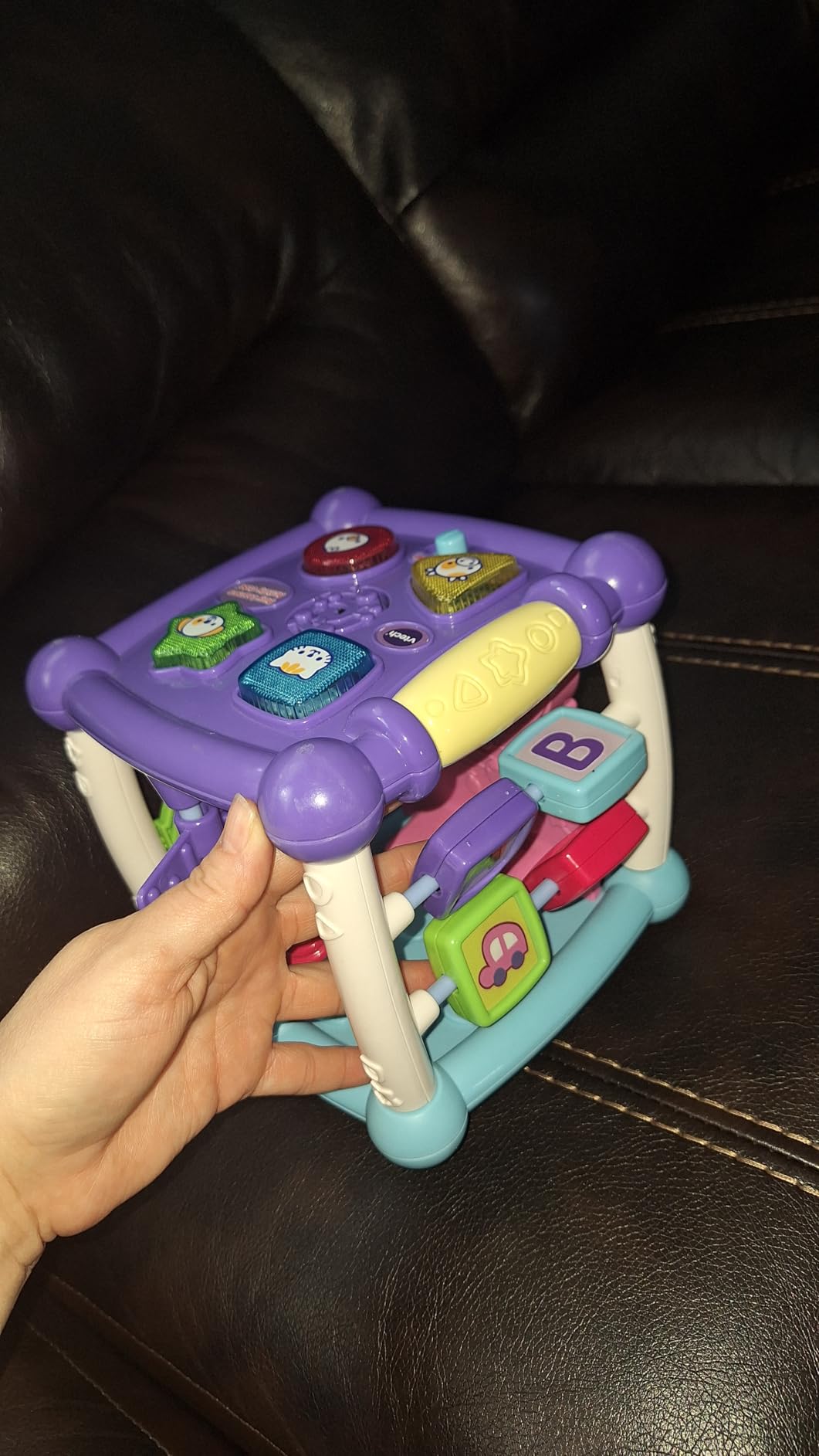 VTech Busy Learners Activity Cube, Purple customer photo 2