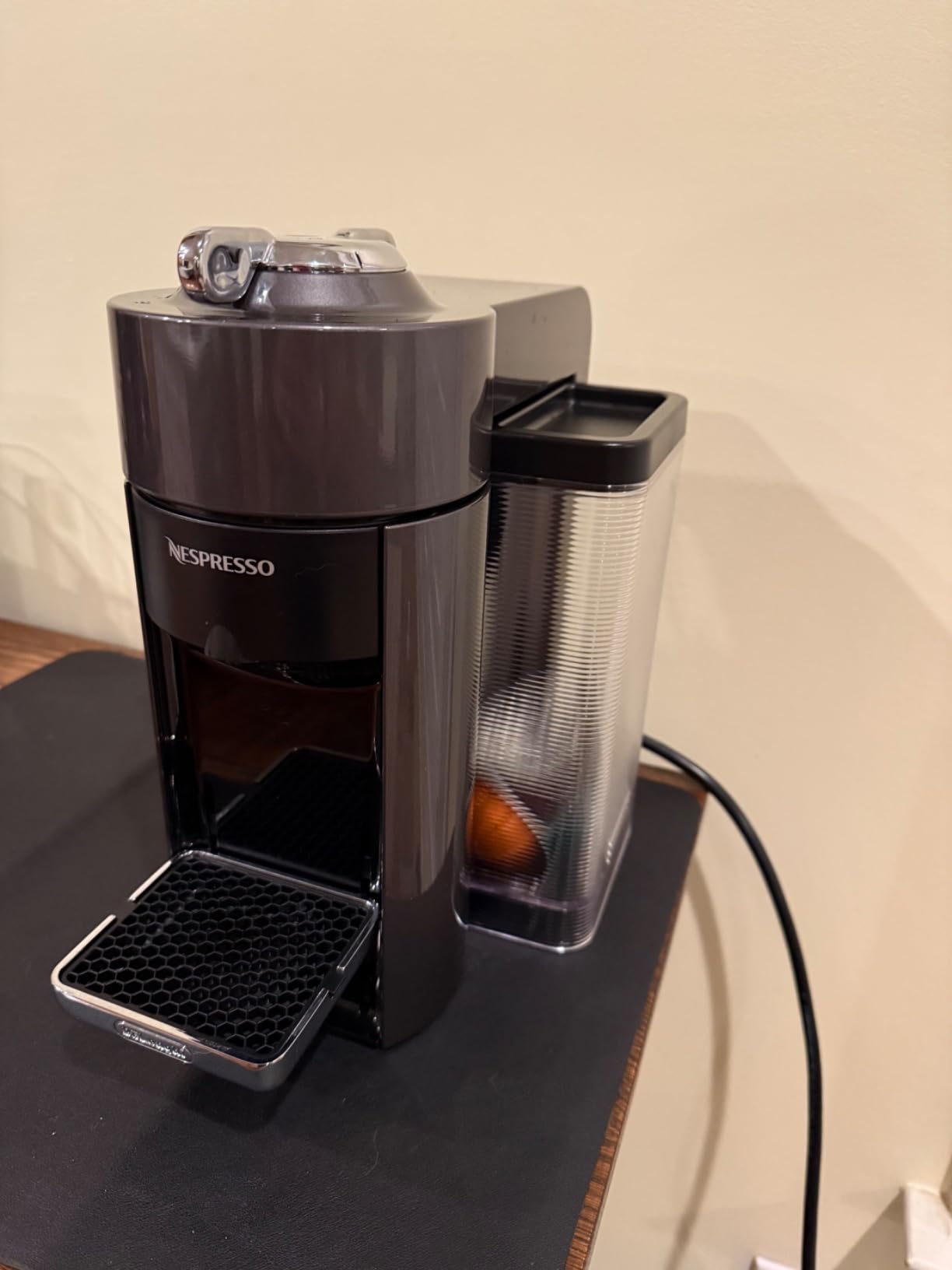 Nespresso Vertuo Coffee and Espresso Machine by De'Longhi, Piano Black customer photo 2