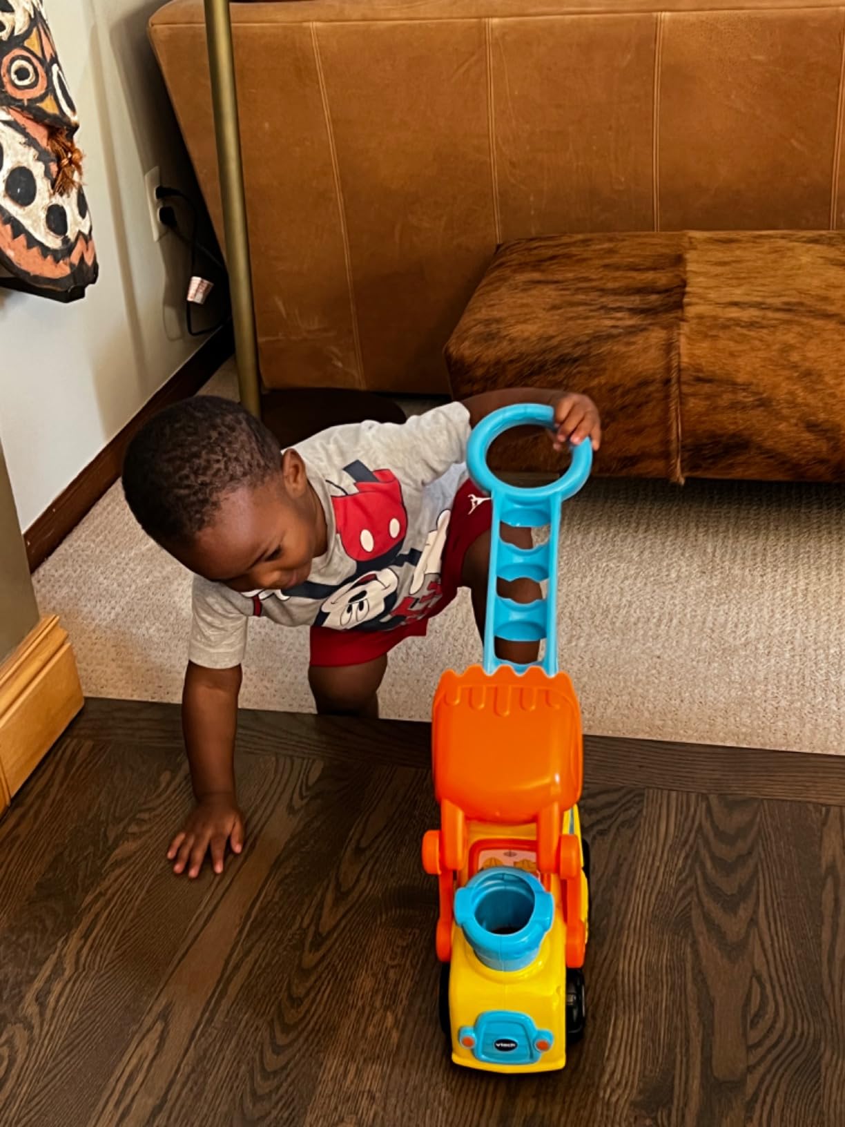 VTech Pop-a-Balls Push and Pop Bulldozer, Yellow customer photo 1