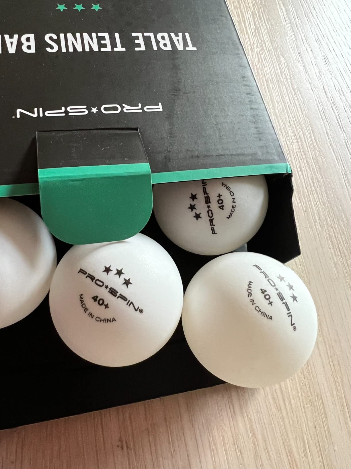 PRO-SPIN High-Performance Ping Pong Balls (12/24/60 Pack Sizes) | White 40+ Table Tennis Balls | Premium ABS Plastic | Professional Quality | Official Size & Weight | Indoor & Outdoor Games customer photo 1