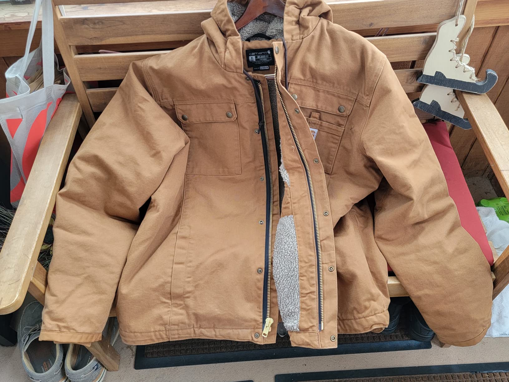 Carhartt Men's Washed Duck Bartlett Jacket customer photo 1