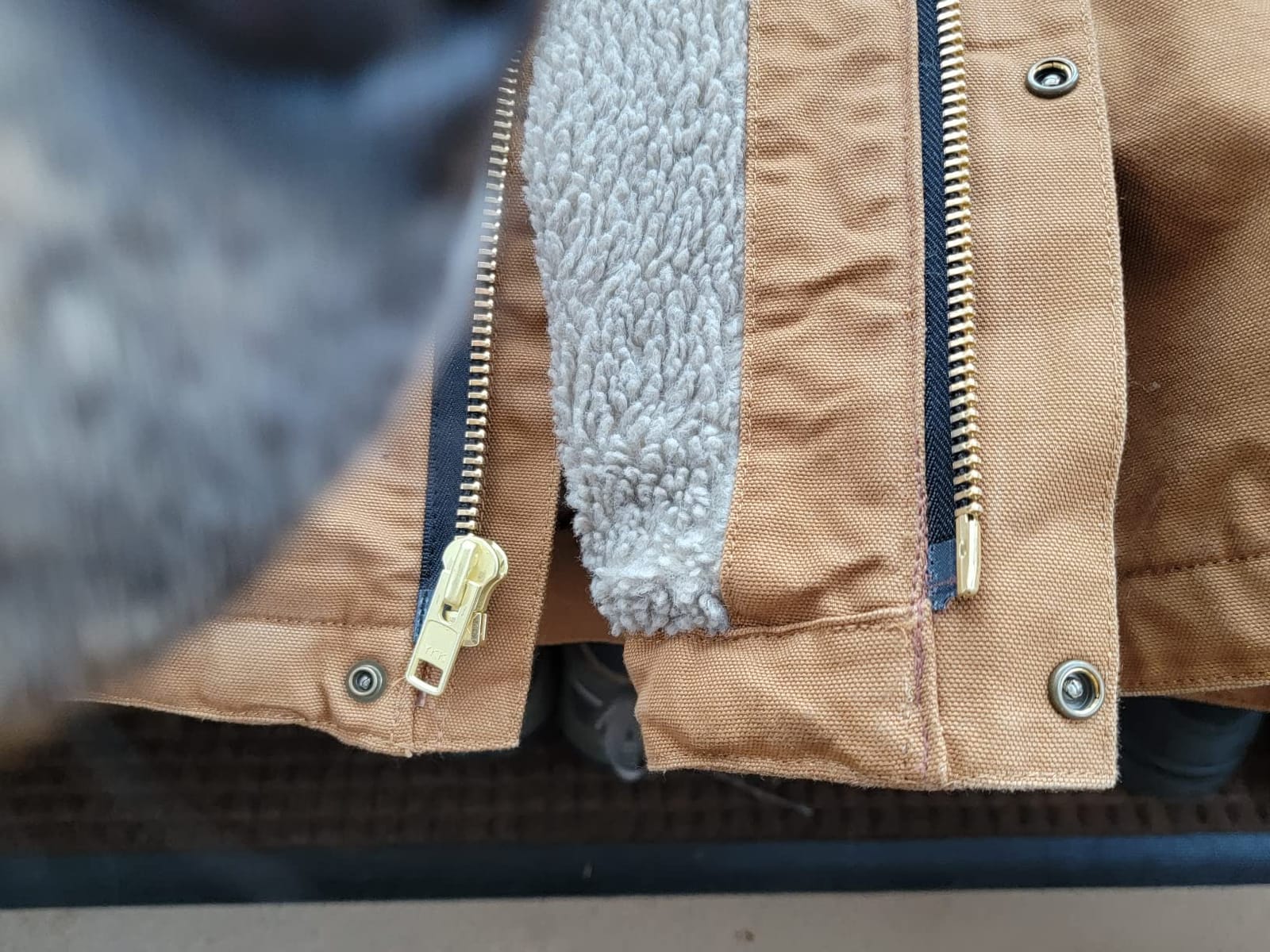 Carhartt Men's Washed Duck Bartlett Jacket customer photo 2