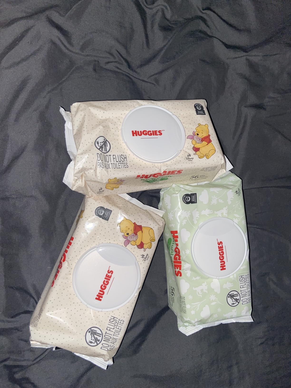 Huggies Natural Care Sensitive Baby Wipes, Unscented, Hypoallergenic, 99% Purified Water, 12 Flip-Top Packs (768 Wipes Total), Packaging May Vary customer photo 2