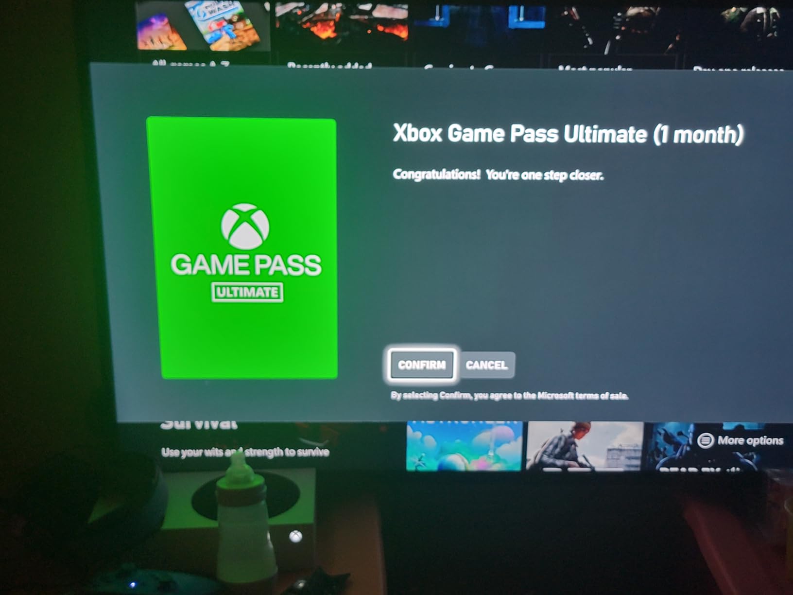 Xbox Game Pass Ultimate – 1 Month Membership – Xbox Series X|S, Xbox One, Windows, Cloud Gaming Devices [Digital Code] customer photo 1