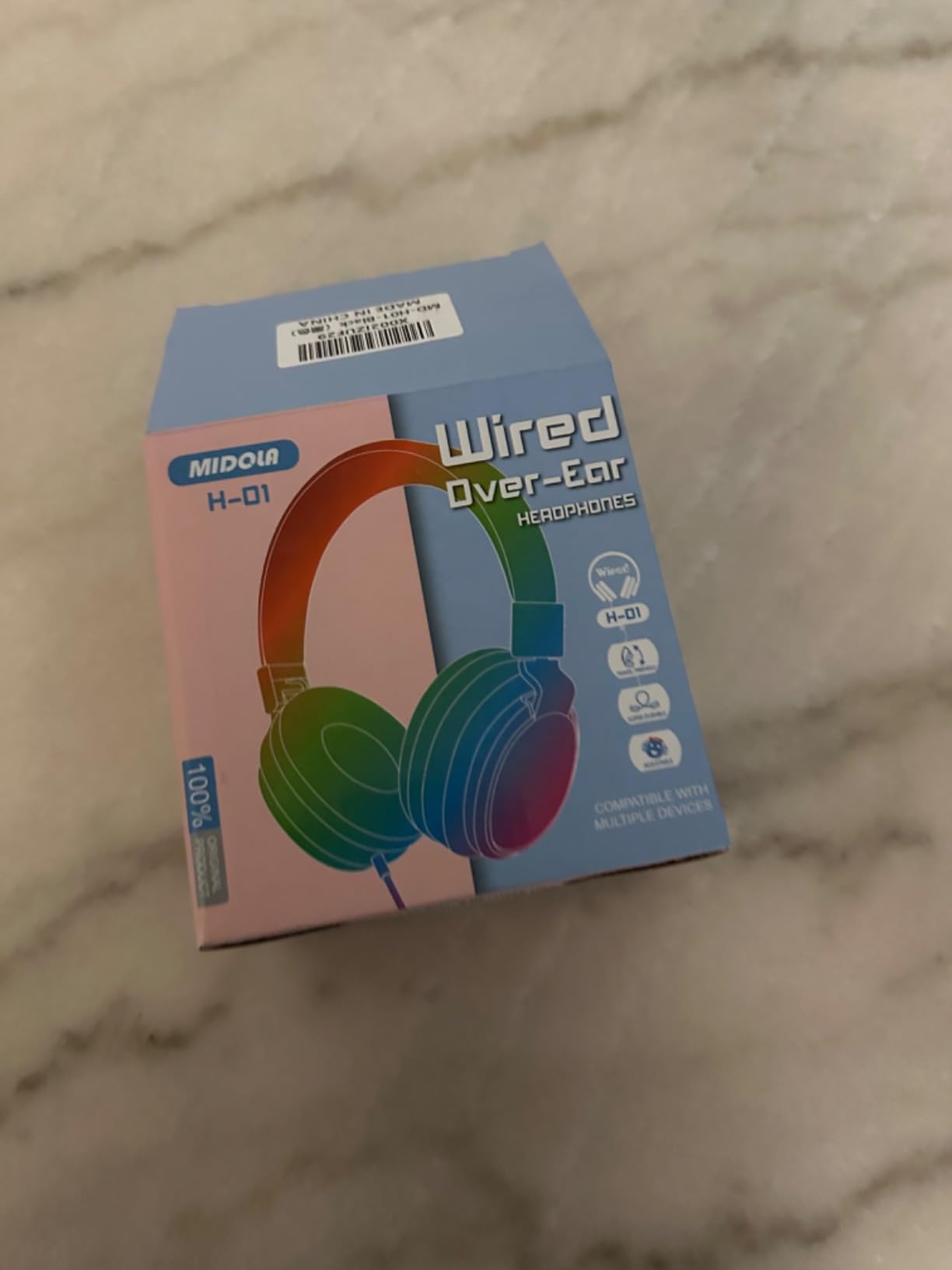 Wired Kids Headphones for School with Cord Mic,Safe Volume Limit 85/94dB customer photo 2