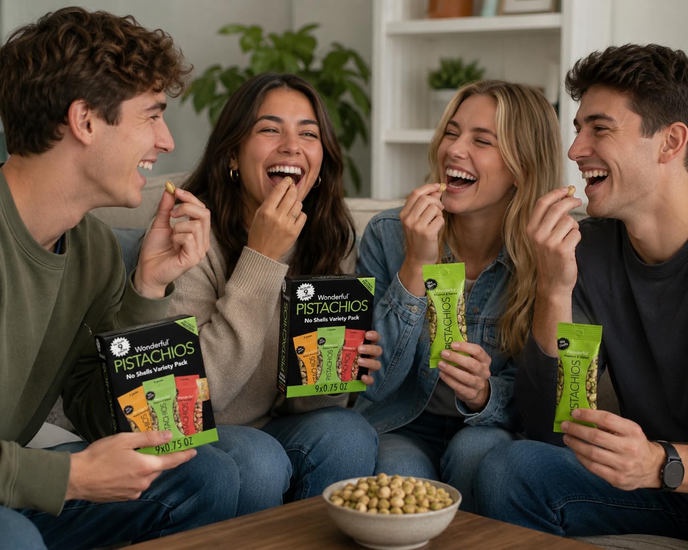 Wonderful Pistachios No Shells, 3 Flavors Mixed Variety Pack of 9 (0.75 Ounce), Roasted & Salted Nuts (4), Chili (3), Honey (2), Protein Snacks, Gluten Free, Healthy Snacks Variety Pack for Adults customer photo 2