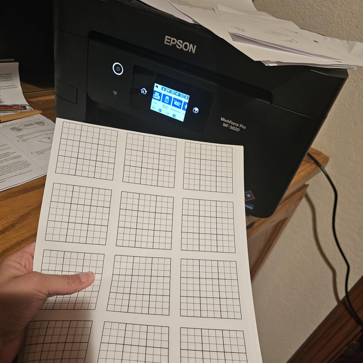 Epson Workforce Pro WF-3820 Wireless Color All-in-One Inkjet Printer customer photo 1