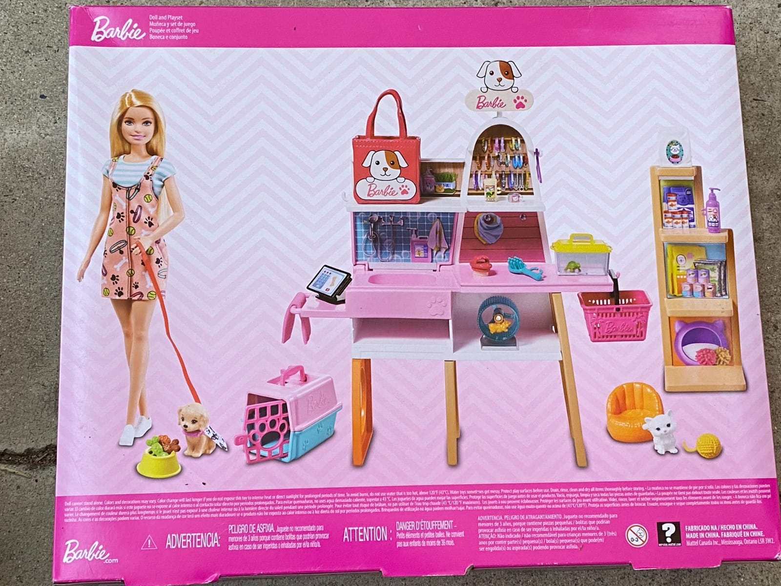 Barbie Doll (11.5-in Blonde) and Pet Boutique Playset customer photo 2