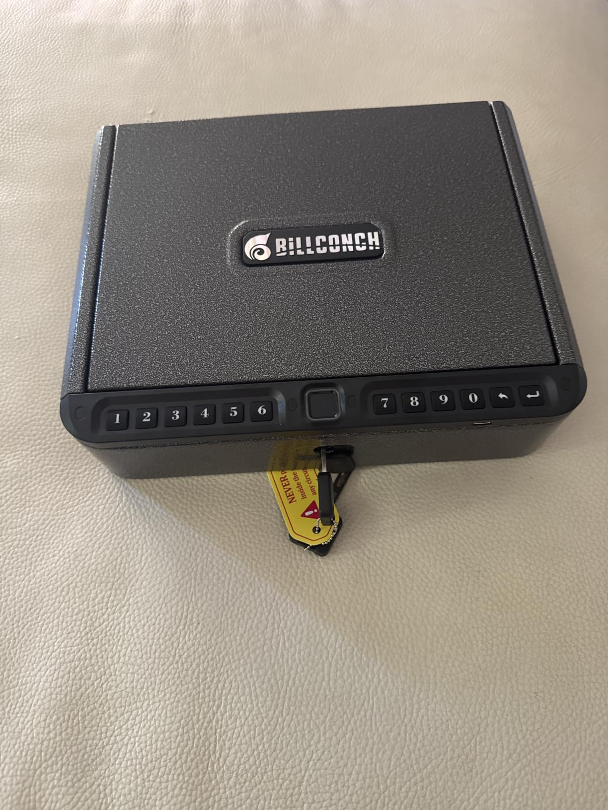 BILLCONCH Smart Gun Safe with Fingerprint, App, Keypad,LCD& Security Cable customer photo 2