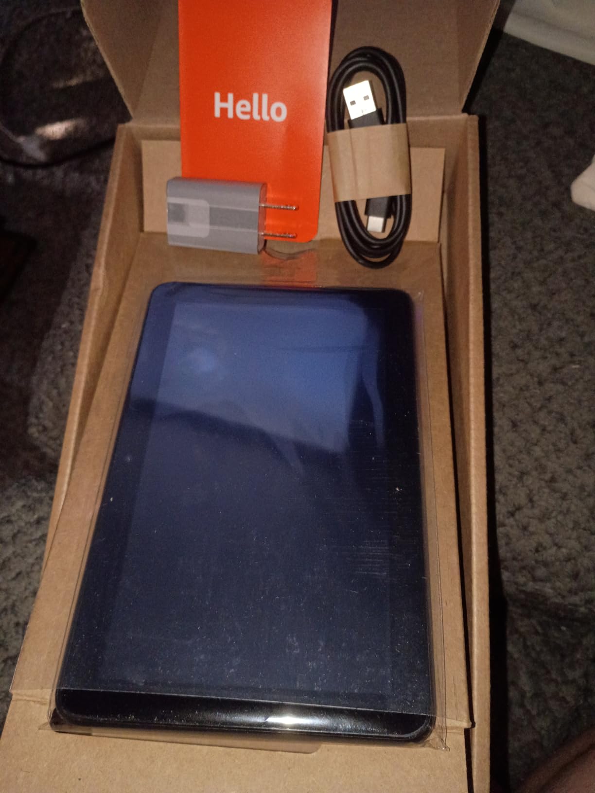 Like-New Amazon Fire 7 tablet (newest model) 7” display, read and watch, under $60 with 10-hour battery life, 16 GB, Black customer photo 1