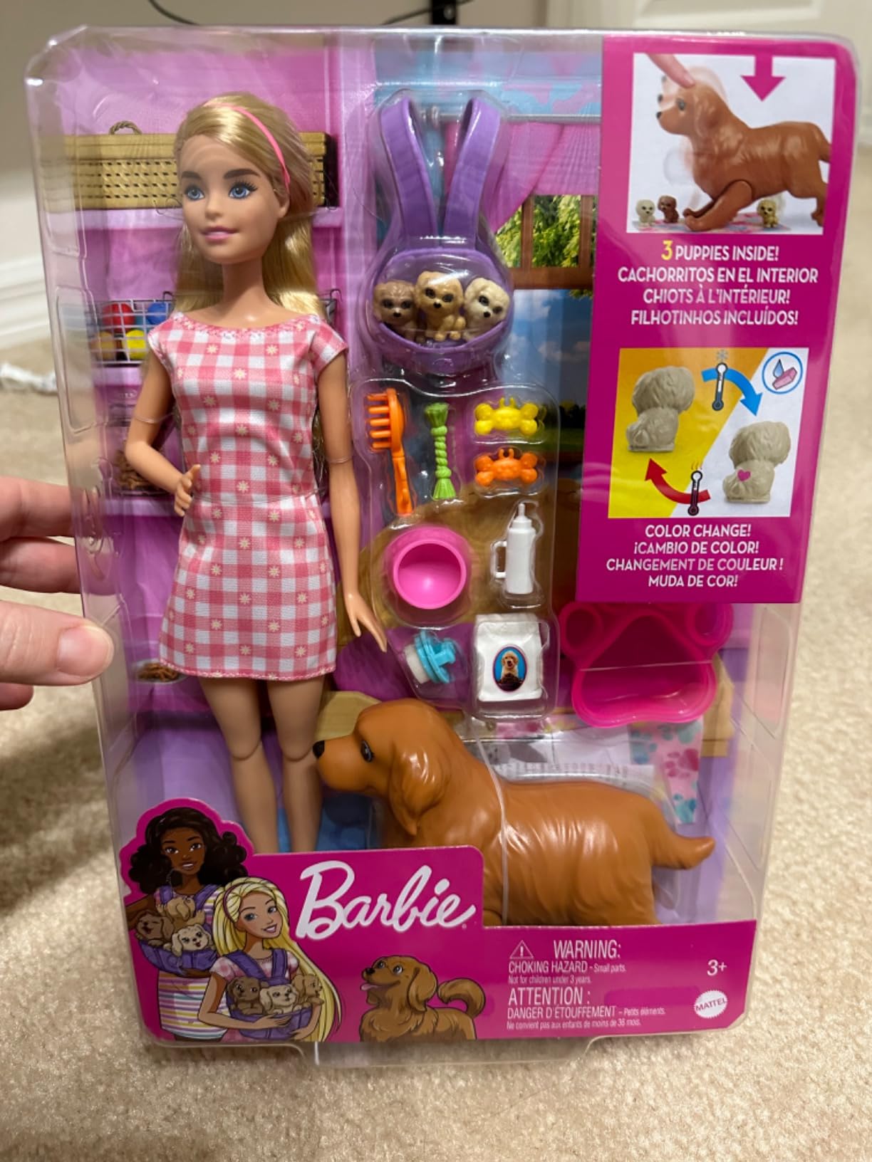 Barbie Doll & Pets Set featuring Mommy Dog and Puppies customer photo 1