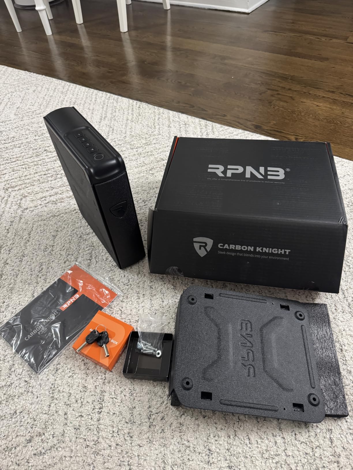 RPNB Bedside Gun Safe for Handgun,Biometric Handgun Safes,Small Pistol Safe customer photo 1
