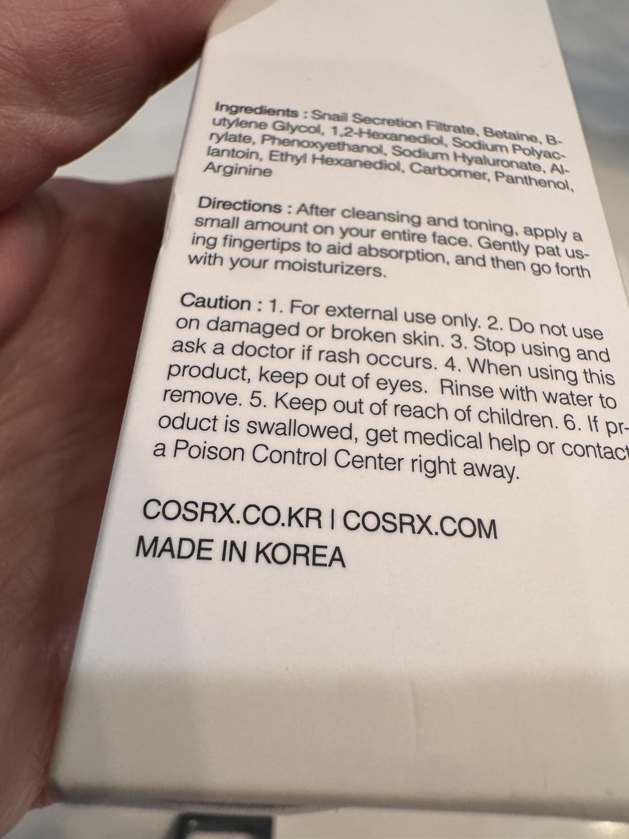 COSRX Snail 96% Mucin Essence 2ea & Retinol 0.1% Cream Mini Sample 1ea customer photo 1