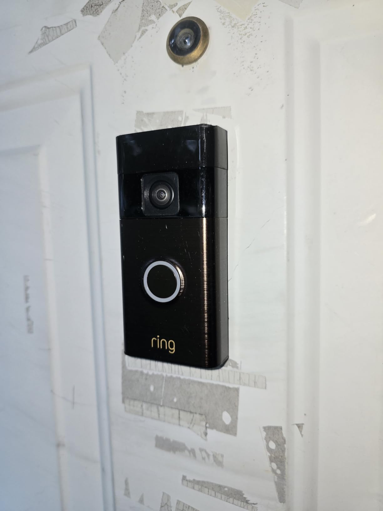 Like-New Ring Battery Doorbell, Home or business security with Head-to-Toe video, Live View with Two-Way Talk, and Motion Detection & Alerts, Venetian Bronze customer photo 2