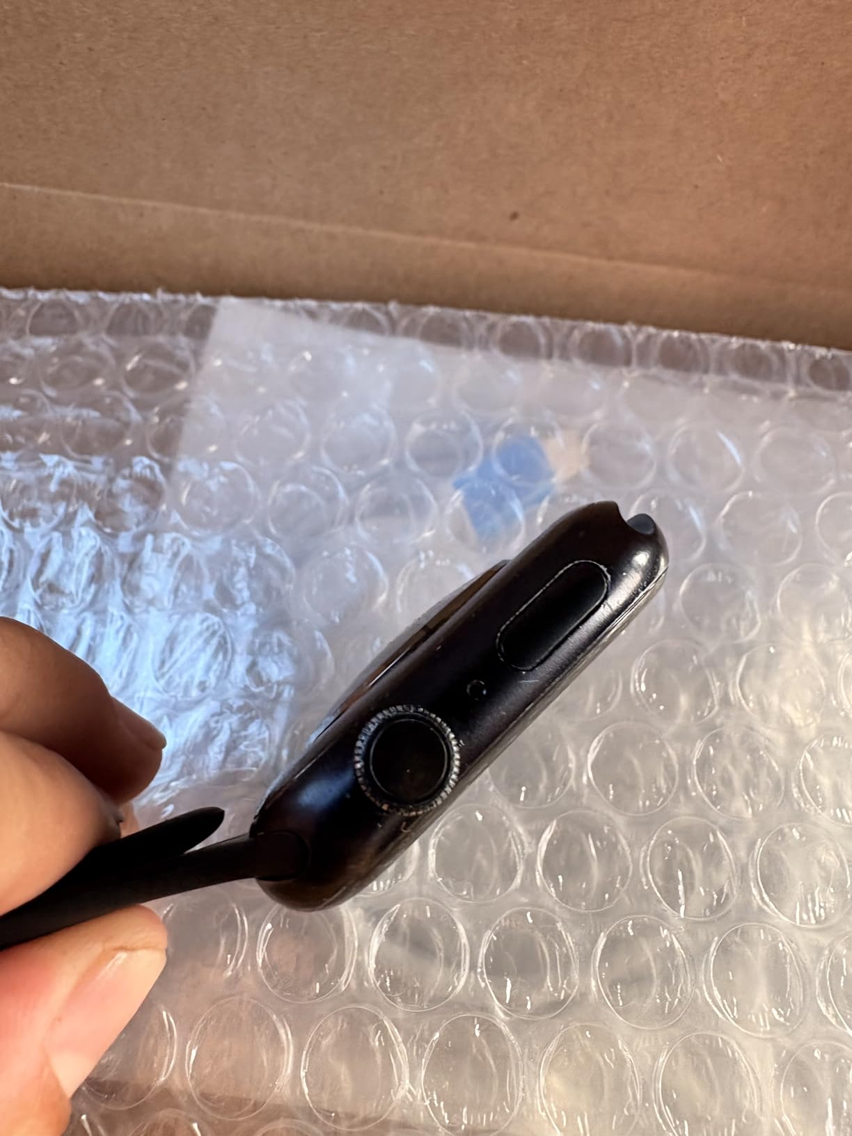 Apple Watch Series 9 [GPS 45mm] Midnight Aluminum Case with Midnight Sport Band M/L (Renewed) customer photo 1