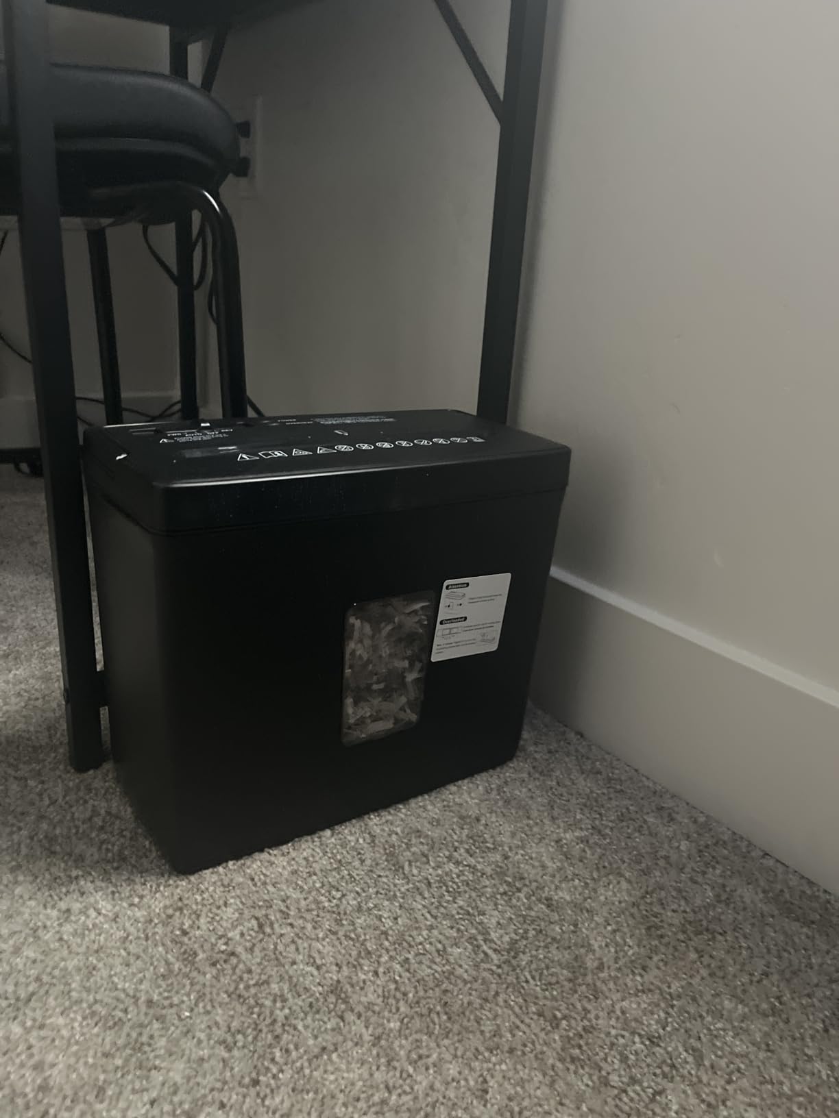 Home Office Paper Shredder,14-Sheet Cross Cut with 6.6-Gallon Basket, High Security Level P-4,3-Mode Design Shred Card/CD/Paper customer photo 1