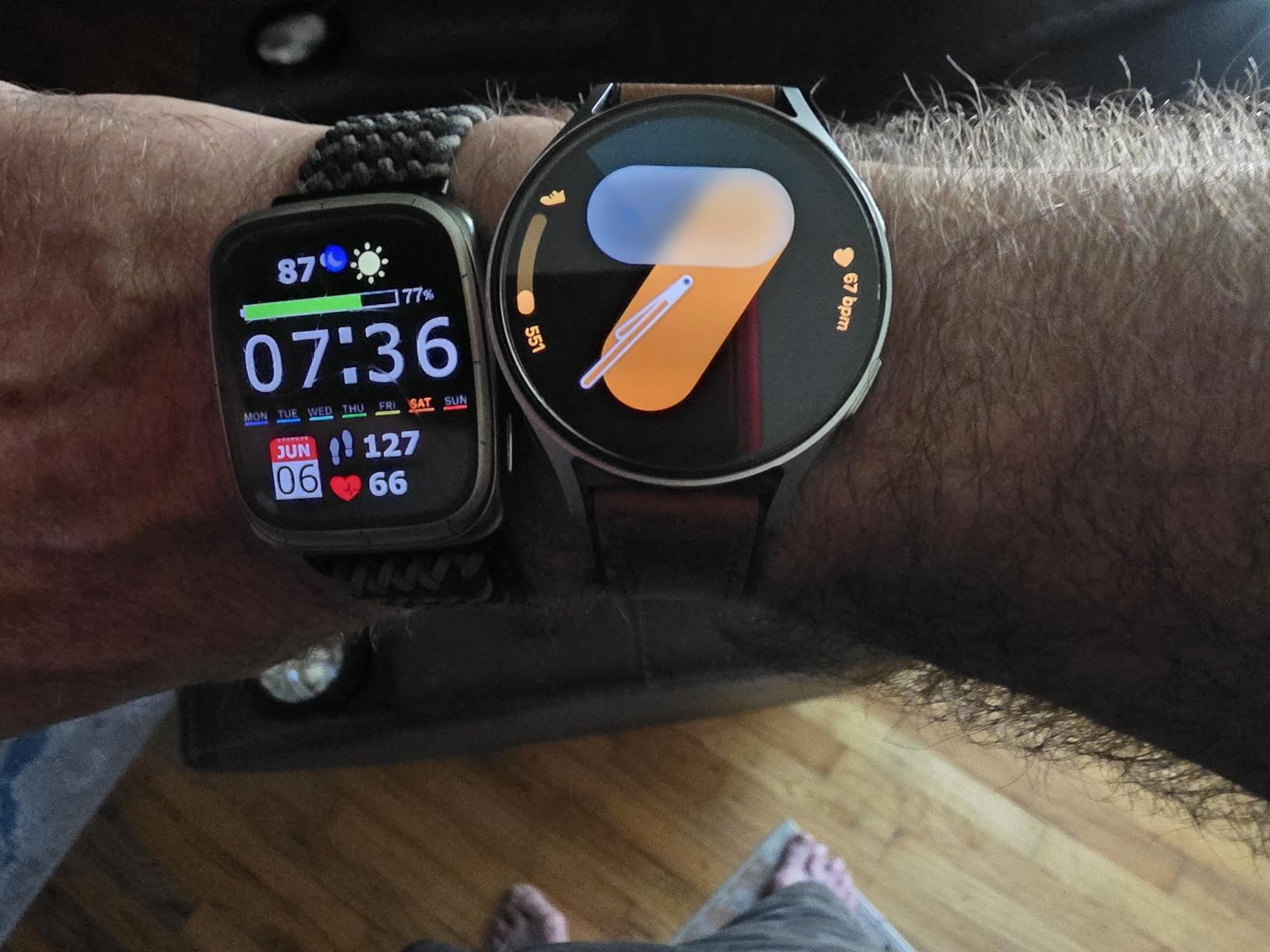 Samsung Galaxy Watch 7 44mm LTE AI Smartwatch w/Energy Score, Wellness Tips, Heart Rate Tracking, Sleep Monitor, Fitness Tracker, 2024, Silver [US Version, 1Yr Manufacturer Warranty] customer photo 2