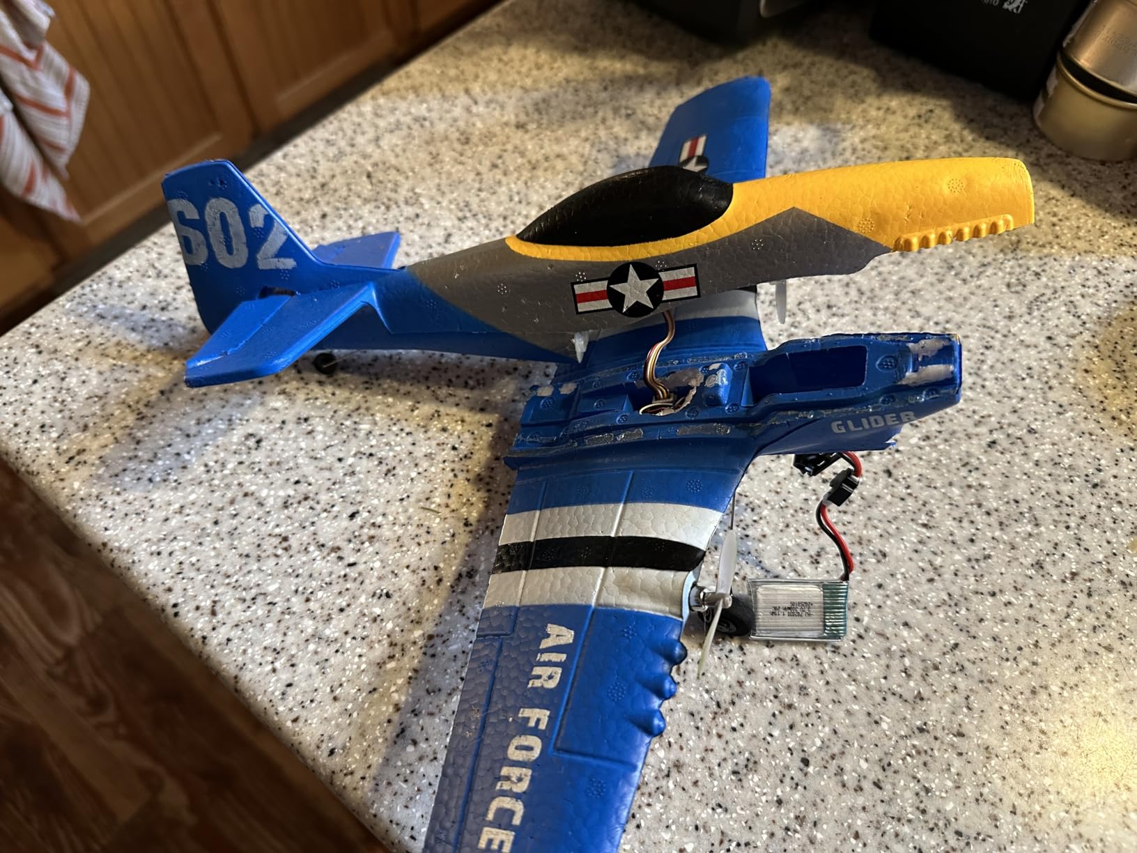 3CH P-51D Mustang RC Plane, Stabilized RC Warbird for Beginners customer photo 2