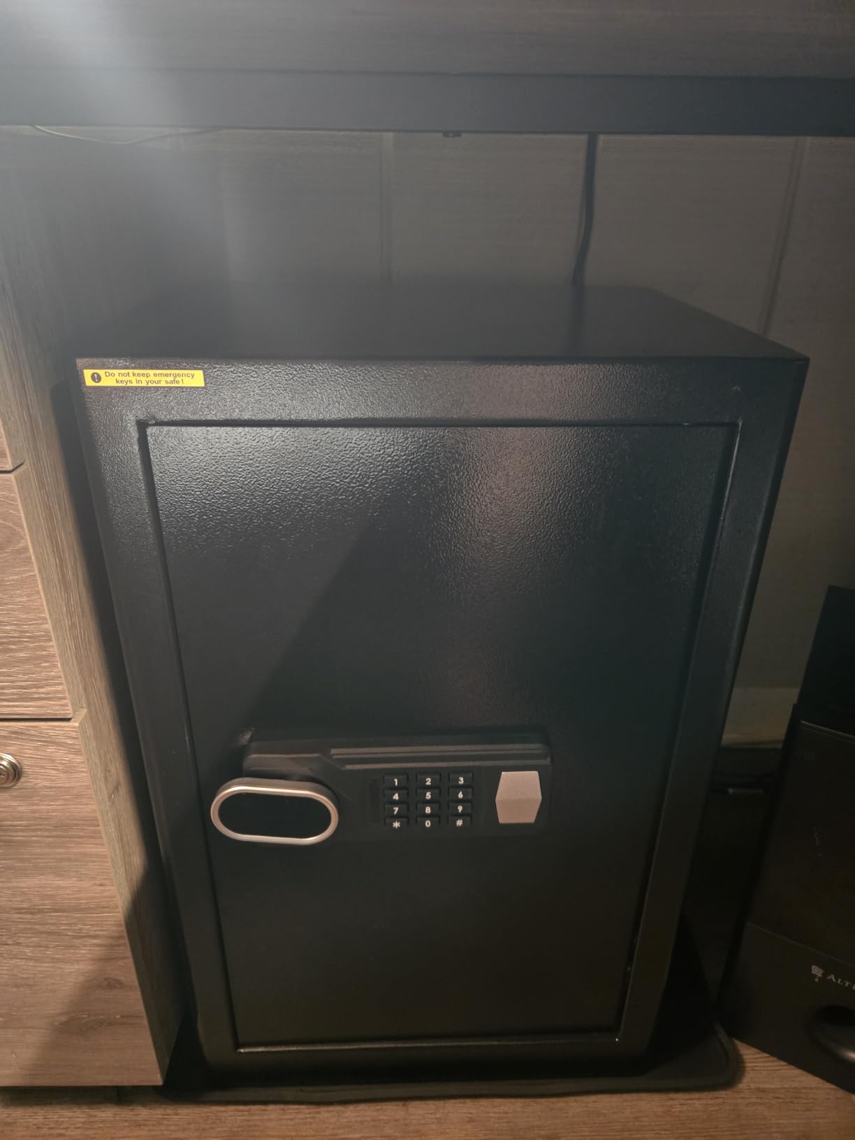 1.8 Cuft Small Fireproof Safe for Home Use, Safe Box Fireproof Waterproof with Programmable Keypad, Spare Keys and Removable Shelf, Digital Home Security Safety Box for Money Documents Medicines customer photo 1