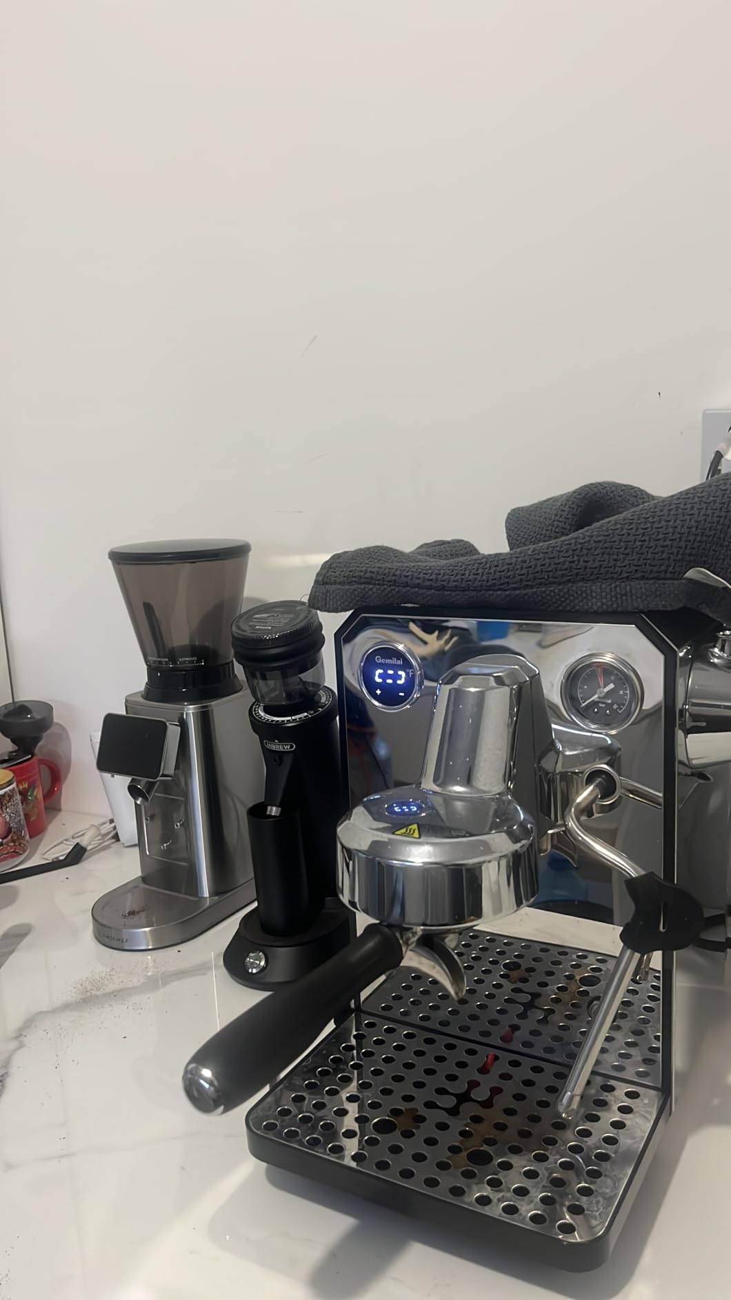 HiBREW G5 Electric Burr Coffee Grinder, Aluminum Body, Single Dose, Black customer photo 2