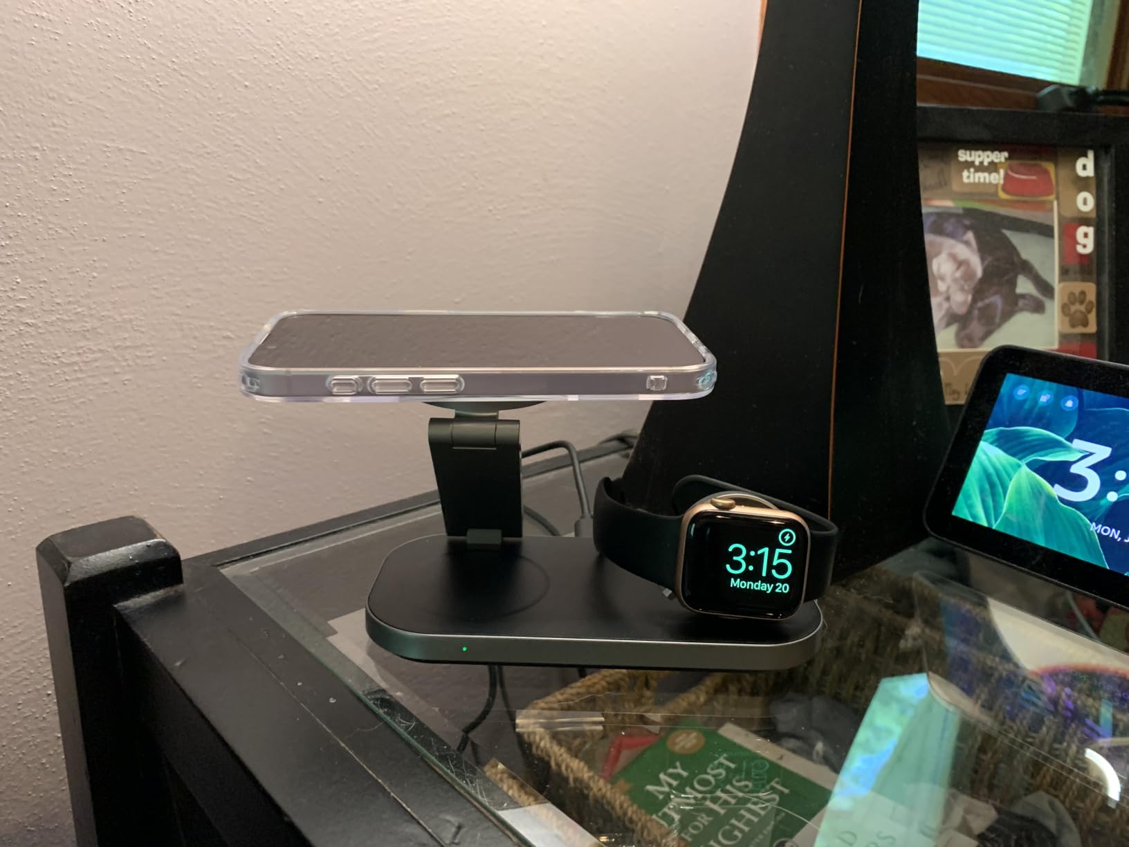3-in-1 Charging Station for Apple Device, Qi2 25W Certified Magnetic Wireless Fast Charger Stand Compatible with MagSafe for iPhone 18/17/16/15/14/13/12/Air/Duo Series, Apple Watch & AirPods customer photo 2