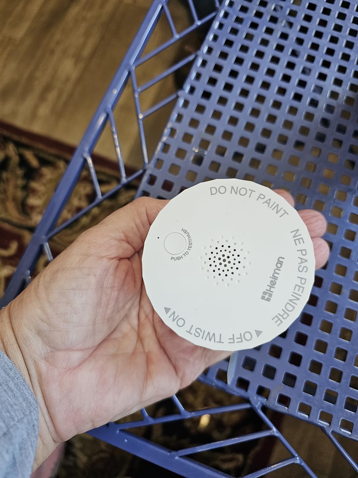 Heiman Smoke Detector, Photoelectric Battery Powered Smoke Alarm for Home customer photo 2