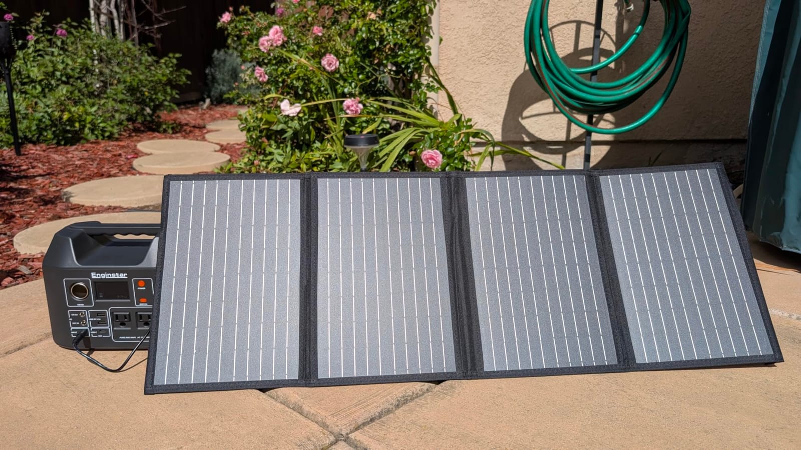 Portable Solar Generator 300W Power Station with 60W Foldable Solar Panel customer photo 1