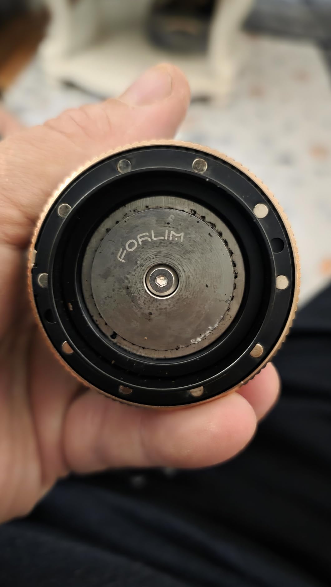 FORLIM Portable Burr Coffee Grinder, 80 Precision Settings, Single-Dose customer photo 1