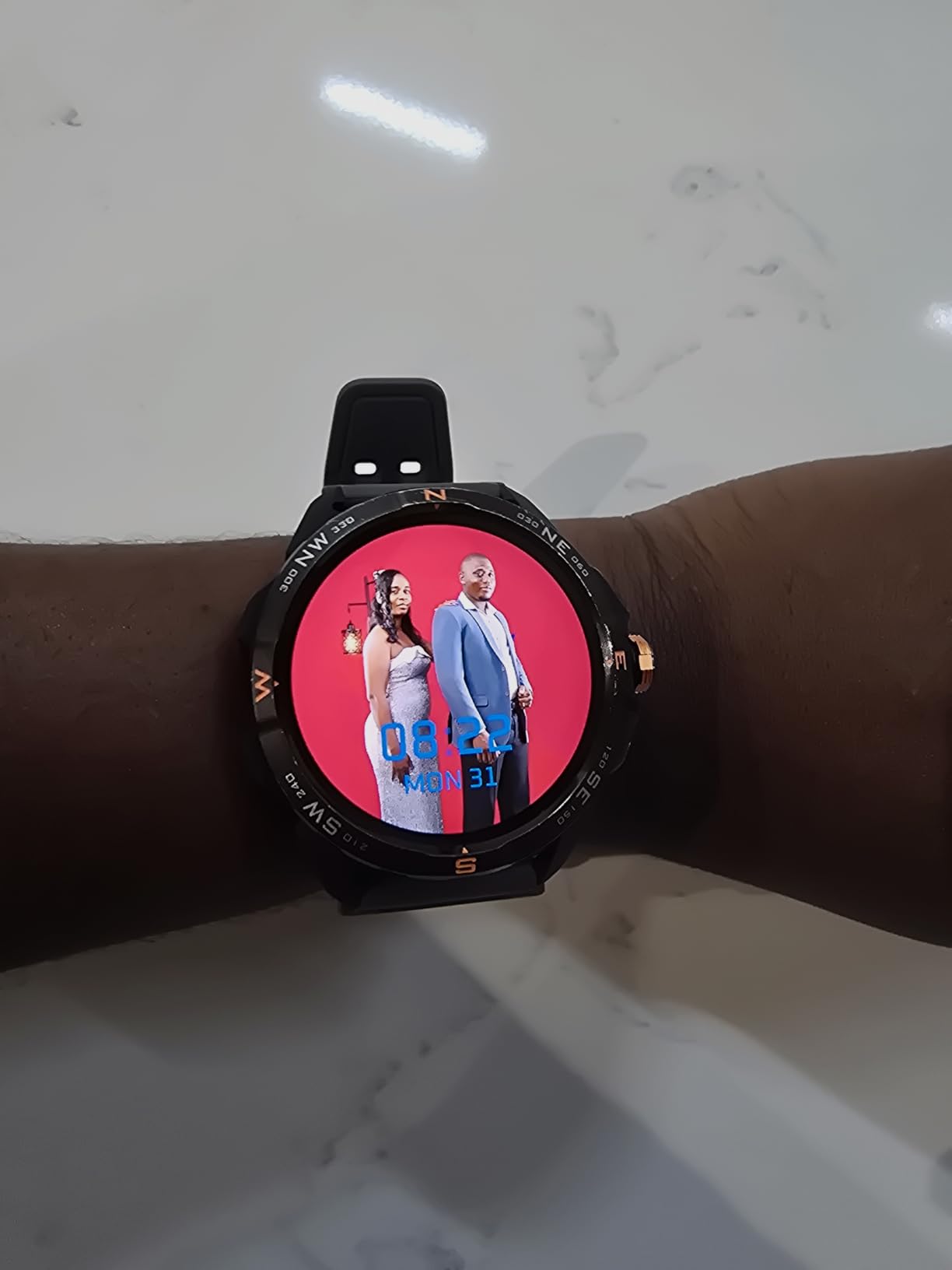 Cubitt Terra Rugged Smartwatch with Dual-Band GPS – Obsidian Black customer photo 1