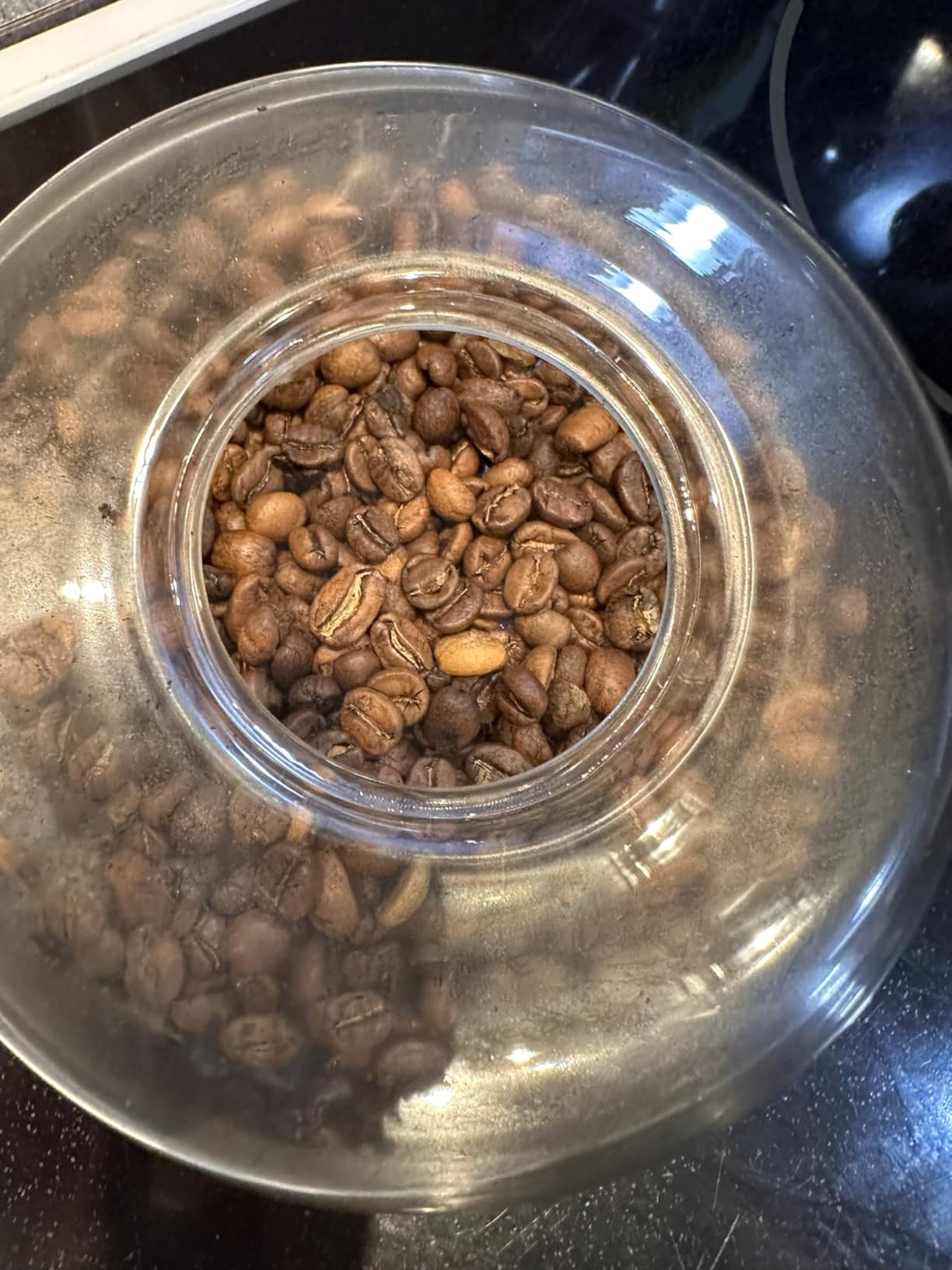 Portable Glass Coffee Bean Roaster, 11.8 x 5.9 x 3.5 customer photo 1