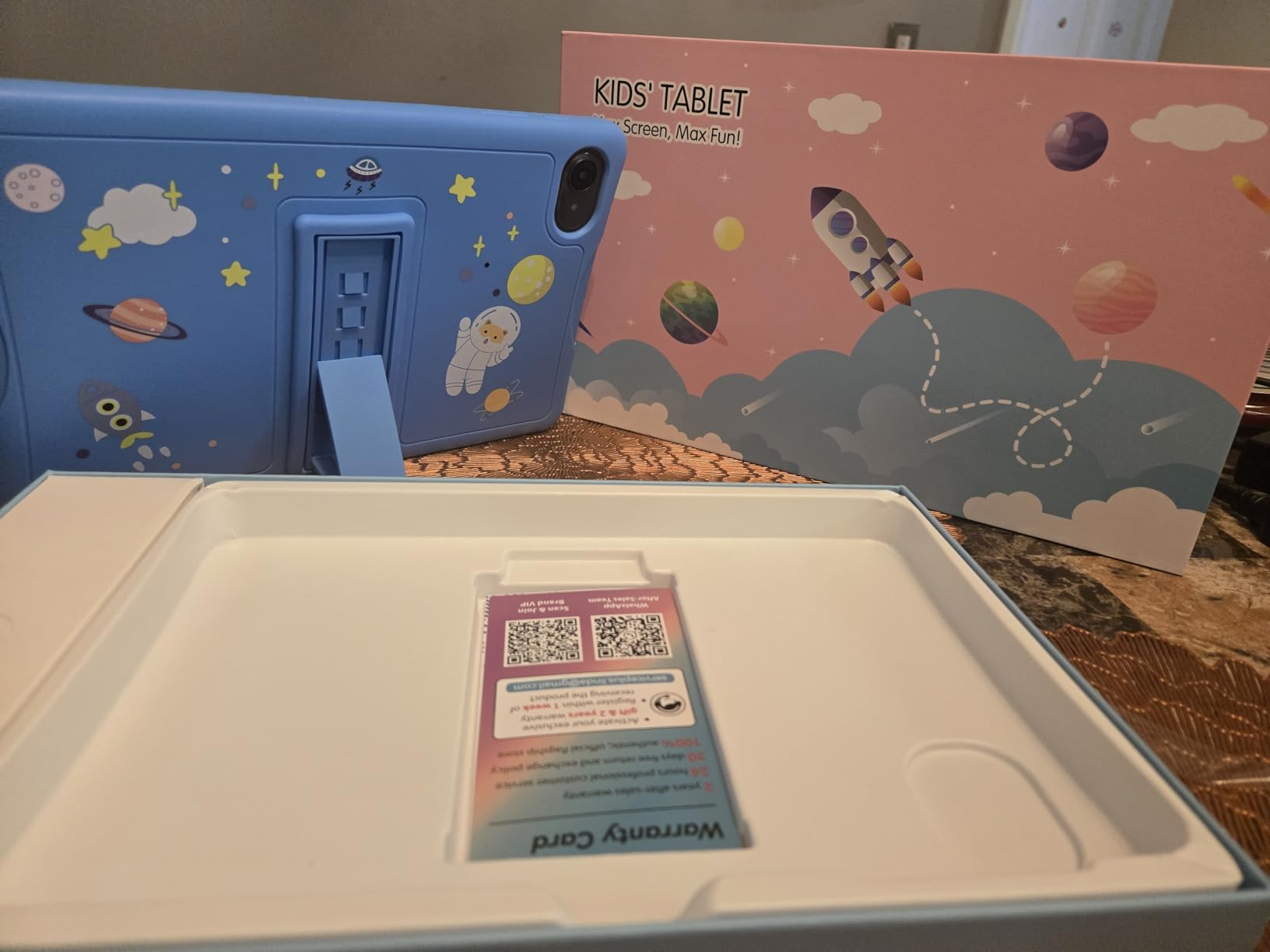 Kids Tablet 10 inch, Android 16 Tablets for Kids Ages 8-12,16GB RAM 64GB ROM,Parental Control, Pre-Installed Kiddos Software & Kids Space, Includes Case & Stylus Pen, 2TB Expand, HD Eye‑Care Screen customer photo 2