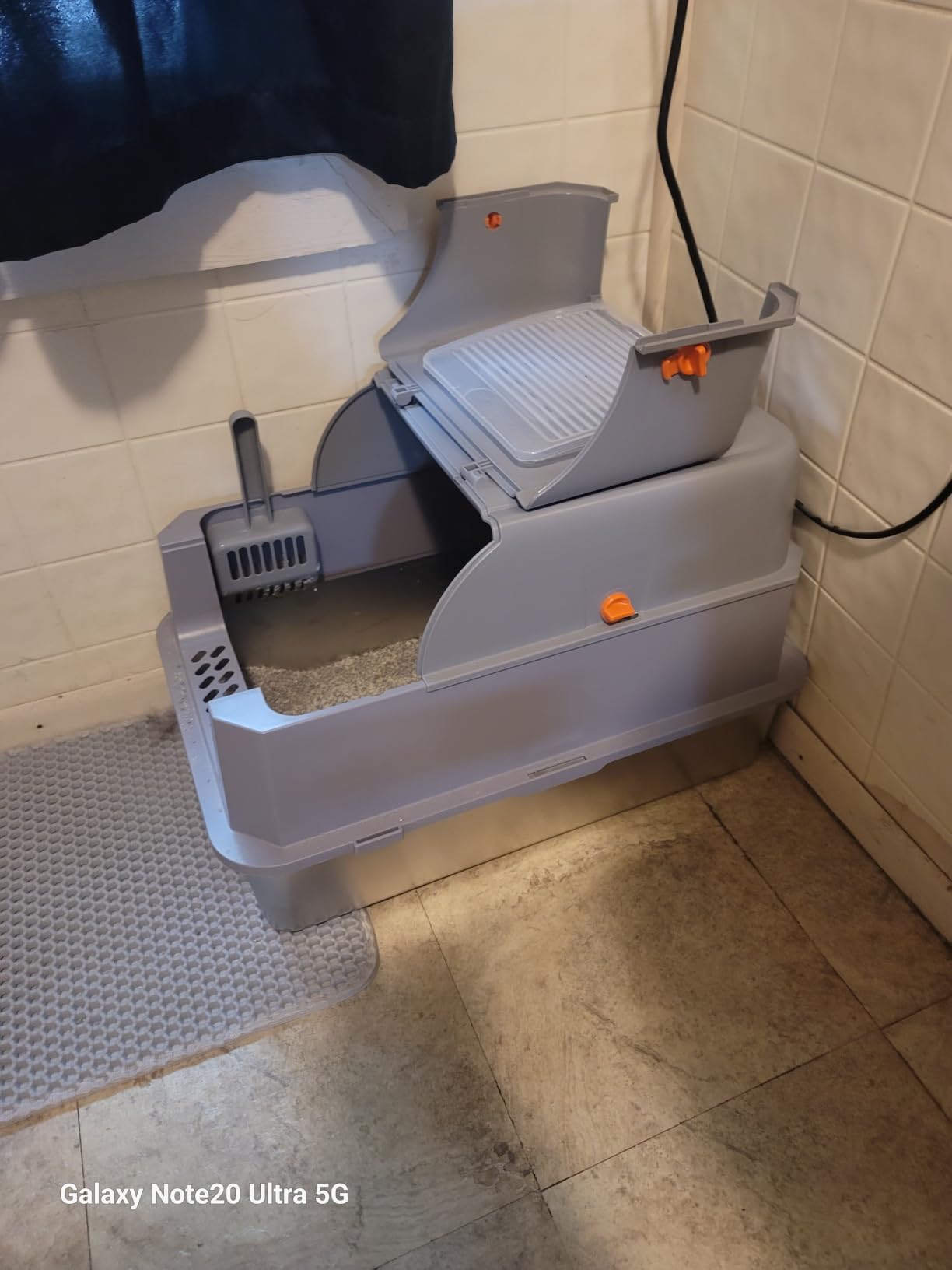 Automatic Cat Litter Box, Self Cleaning, Open-Top, Safety Sensors, Toilet customer photo 2